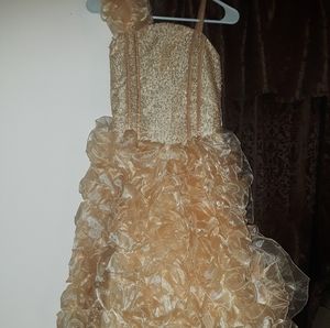 Girls pageant dress